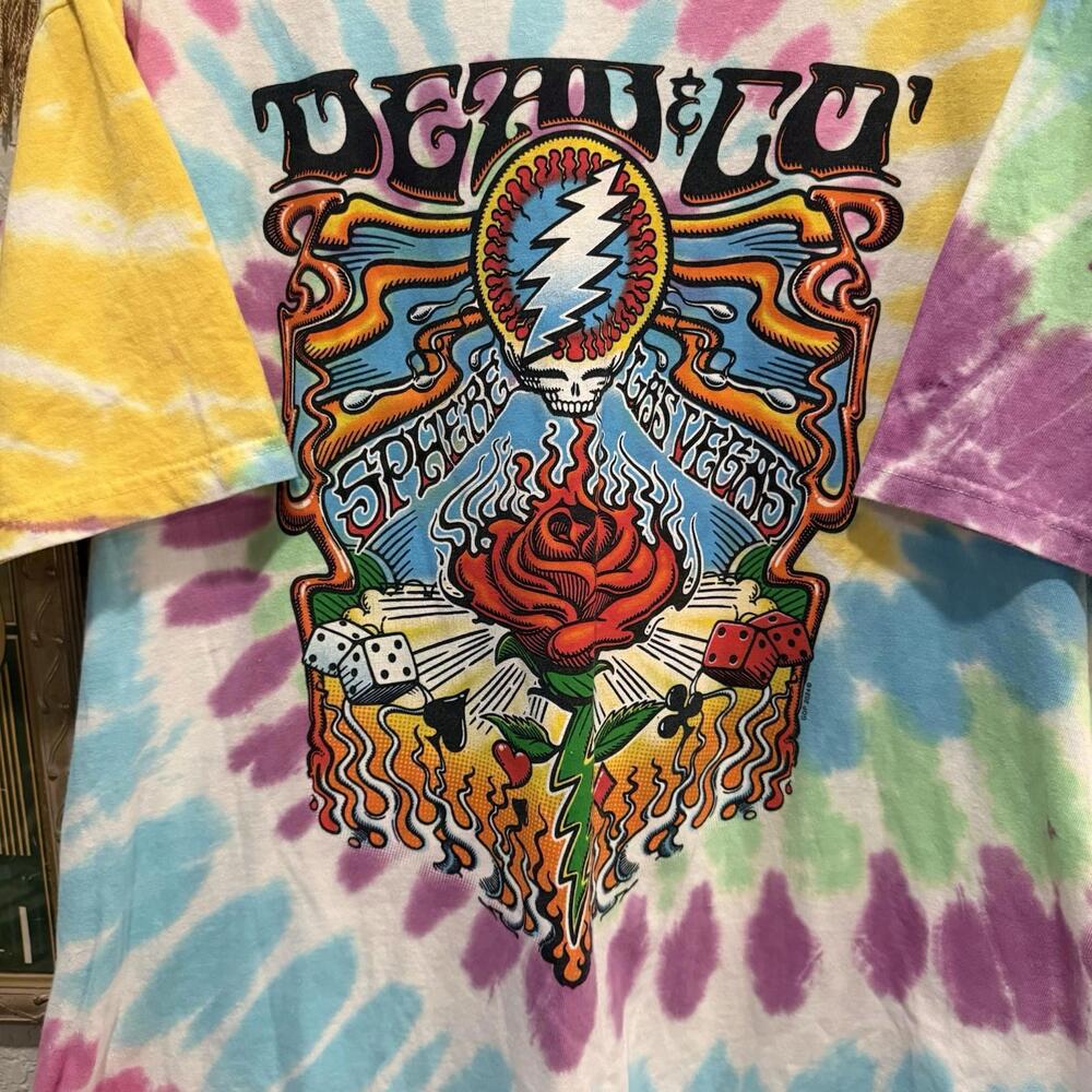 Dead And Company‎ RARE Las Vegas Sphere Opening Night Shirt 2XL Tie Dye - Picture 5 of 8